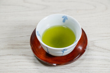 茶葉から出したお茶