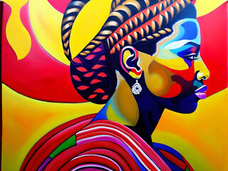Abstract African Artwork