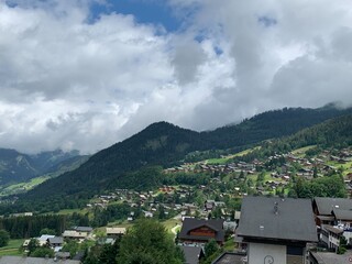 Obraz premium mountain village in the mountains