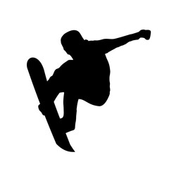 snowboarder silhouette