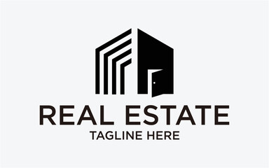 HOME LOGO REAL ESTATE SIMPLE