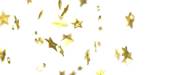 stars background, sparkle lights confetti falling. magic shining Flying christmas stars on night  png