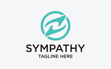 SYMPATHY LOGO MODERN SIMPLE HEALTH