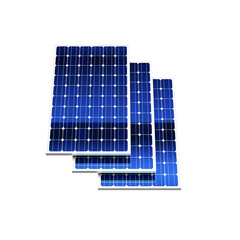 Solar panel system 3D Isolated