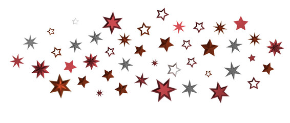 Holiday golden decoration, glitter frame isolated -