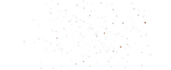 Festive christmas card. Isolated illustration white background. - in red