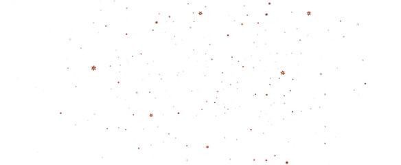 Obraz premium Festive christmas card. Isolated illustration white background. - in red