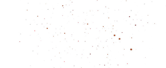 golden stars - in red