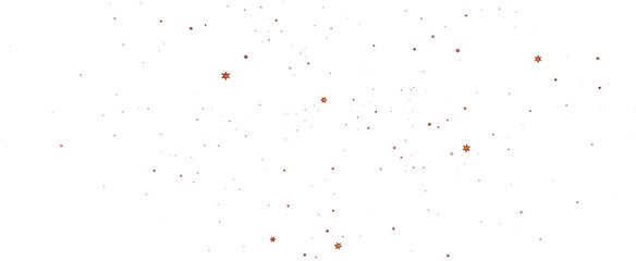 golden stars - in red