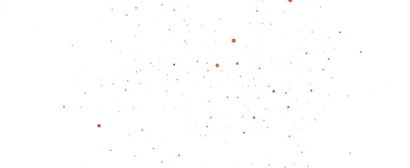 Festive christmas card. Isolated illustration white background. - in red