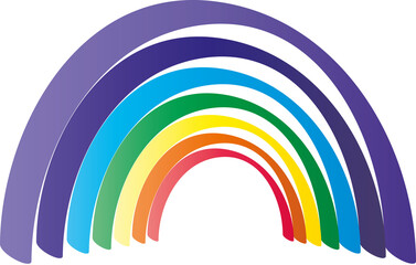 Obraz premium Regenbogen - bunten Farben eines Regenbogens