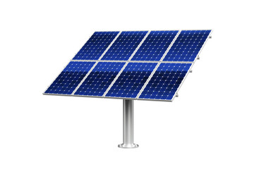 Solar panel system 3D Isolated