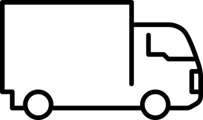 Truck icon freight, delivery symbol. Vector illustration.