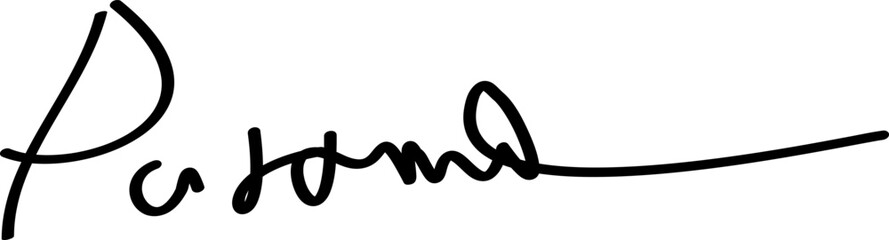 Vector signature. Autograph hand drawn. Scrawl signature. Handwritten autograph. Handwriting scribble by pen.