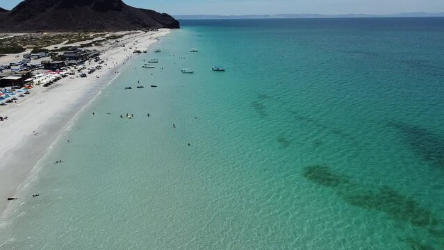 Playa el Tecolote en la Paz, BCS