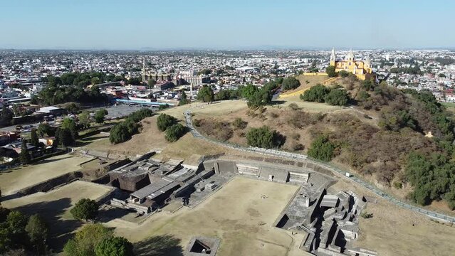 Piramides de Cholula en Puebla