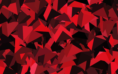 Dark Pink vector texture with triangular style.