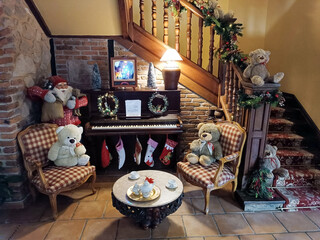 interior of the christmas house
