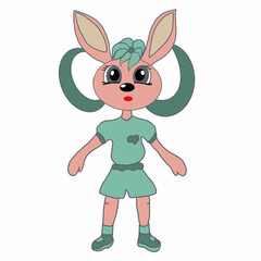 easter bunny with egg