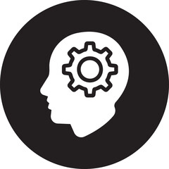mind glyph icon