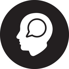 mind glyph icon