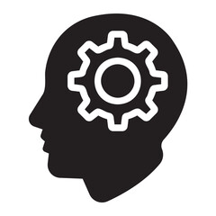 mind glyph icon