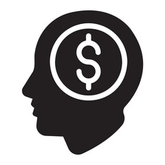 mind glyph icon