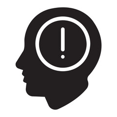 mind glyph icon