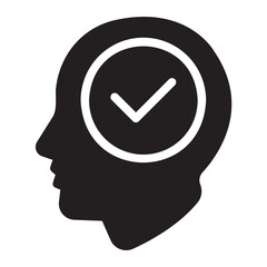 mind glyph icon