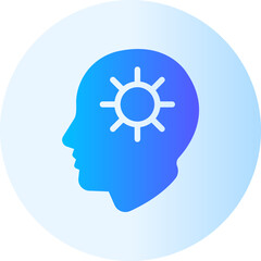 mind gradient icon