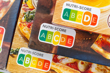 Nutri Score nutrition label symbol healthy eating for food - 561908362