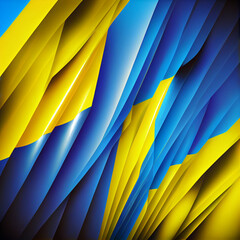 Abstract blue-yellow background. Patriotic in the colors of the flag of Ukraine