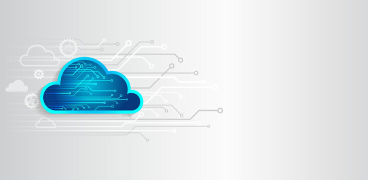 Database and data center vector illustration. Cloud technology isometric background. Computer technology, server room, and equipment for internet networks. Data cloud storage technology.