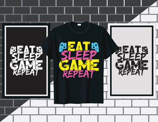 Gaming quote typography t shirt and mug design vector, gaming vector