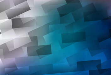 Light BLUE vector backdrop with rhombus.
