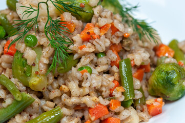 Barley porridge.