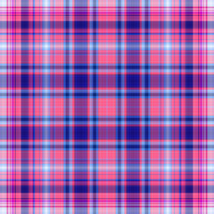 Nautical gingham in coastal beach house check fabric tile. Seamless red blue white sailor flannel textile tartan repeat swatch.