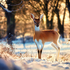 Doe in the woods