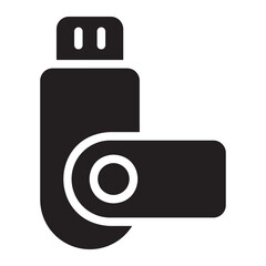 usb glyph icon