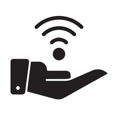 wifi signal glyph icon