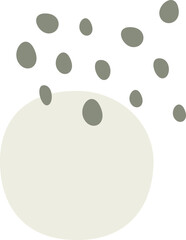 Abstract colored spot background element