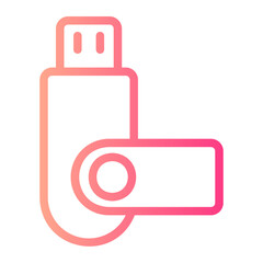 usb gradient icon