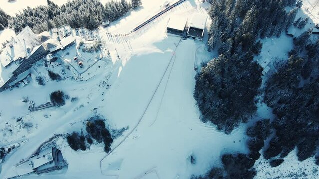 Kitzb&uuml;hel Hahnenkamm - Luftaufnahme