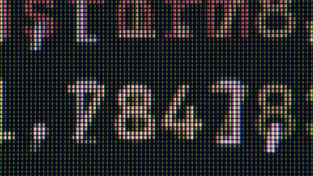 Coding UX UI script text on screen, HTML5 in editor for website development, Close up Macro of Programming code software developer. 