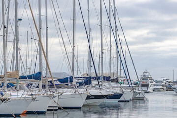 bateaux dans les ports de Fr&eacute;jus et Saint-Rapha&euml;l