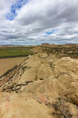 Desert of Bardenas-Reales in Navarre (Spain)