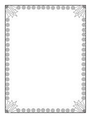 Borders and frames, Borders, Borders frame, Flower borders, Floral borders vector, Frame