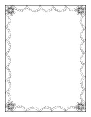 Borders and frames, Borders, Borders frame, Flower borders, Floral borders vector, Frame