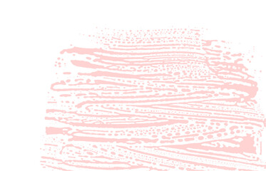Naklejka premium Grunge texture. Distress pink rough trace. Favorab