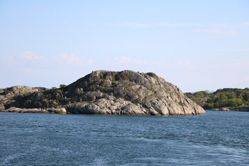 Fototapeta na wymiar View to archipelago island Styrsö in Gothenburg, Sweden